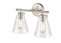 16'' Aliza Brushed Nickel 2 Light Bath Vanity
