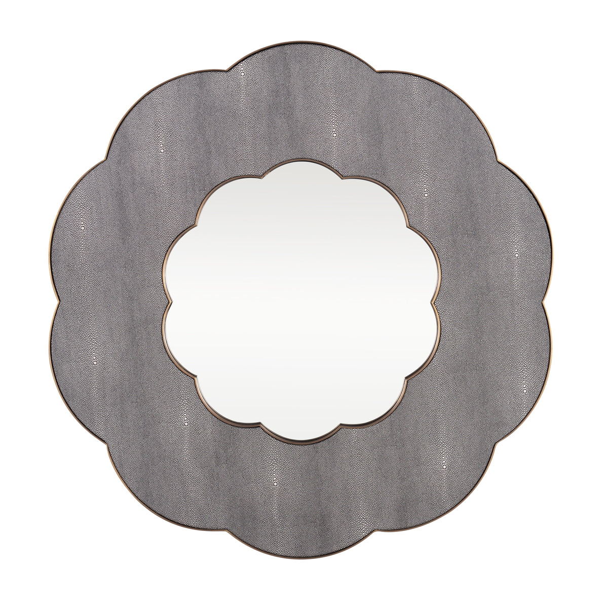Scallop 36-in Wall Mirror