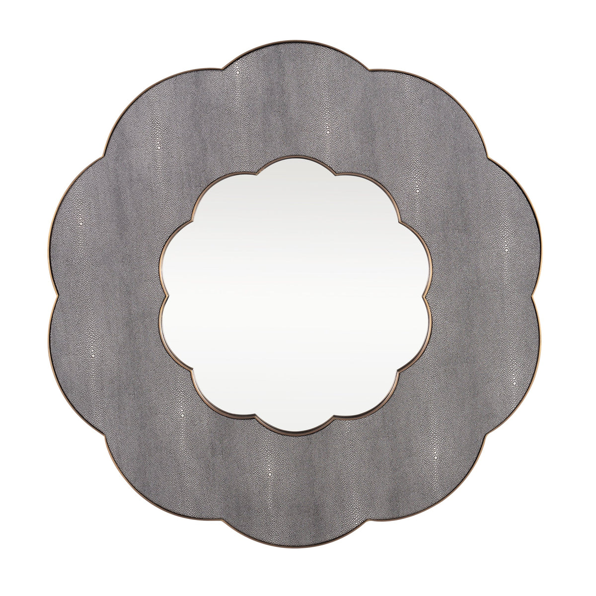 Scallop 36-in Wall Mirror