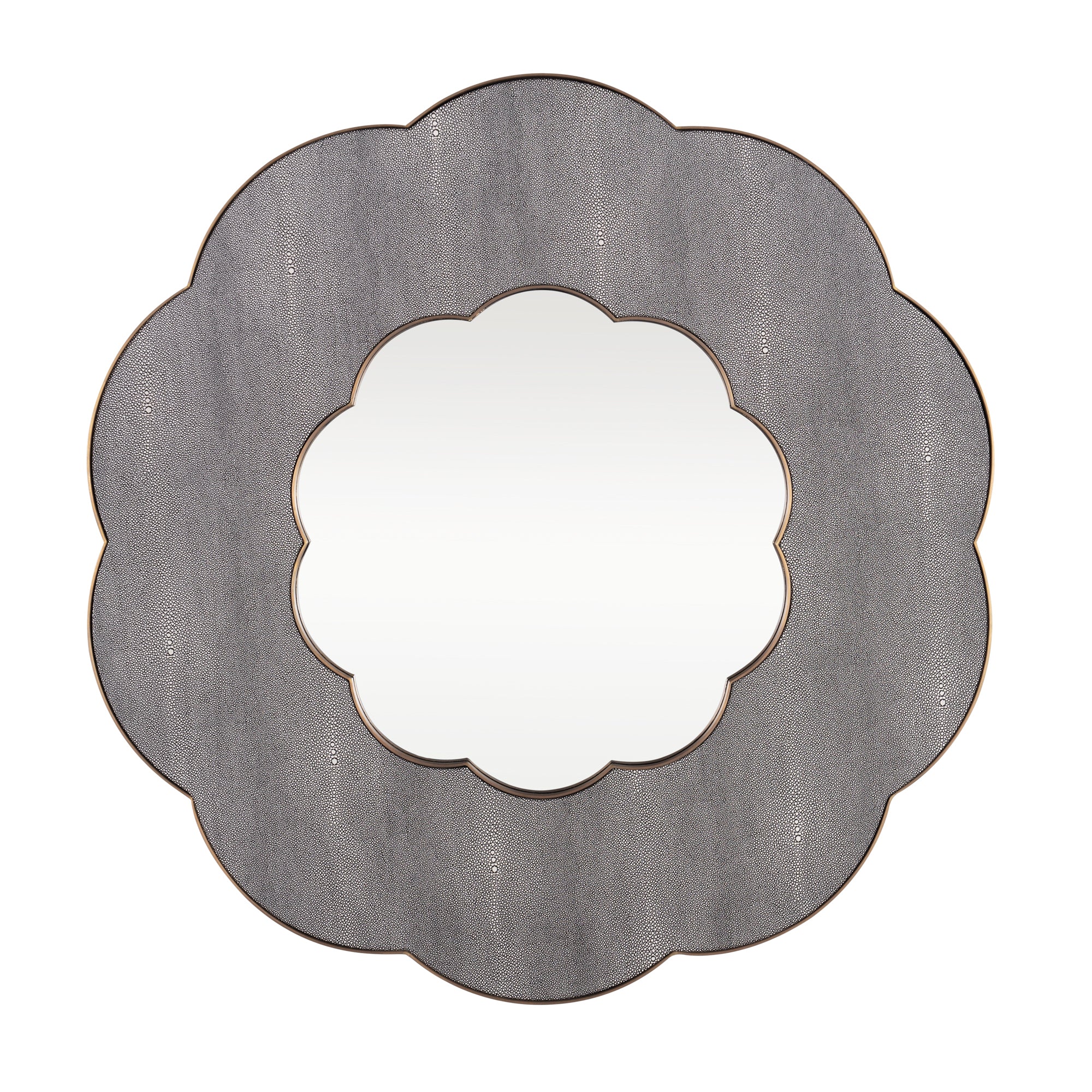 Scallop 36-in Wall Mirror