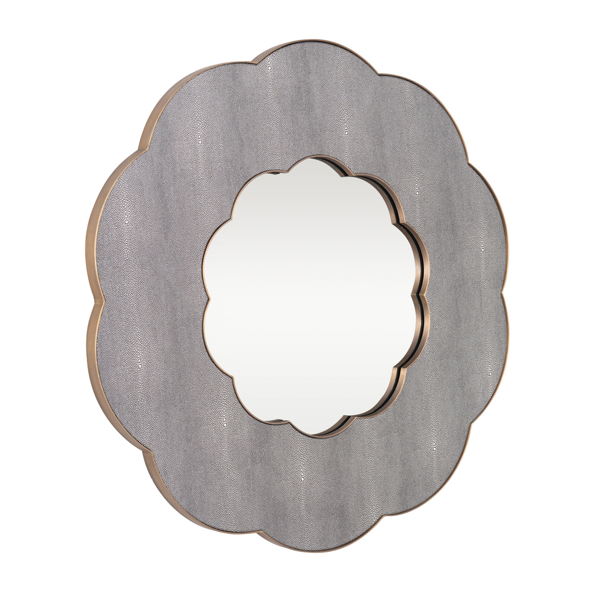 Scallop 36-in Wall Mirror