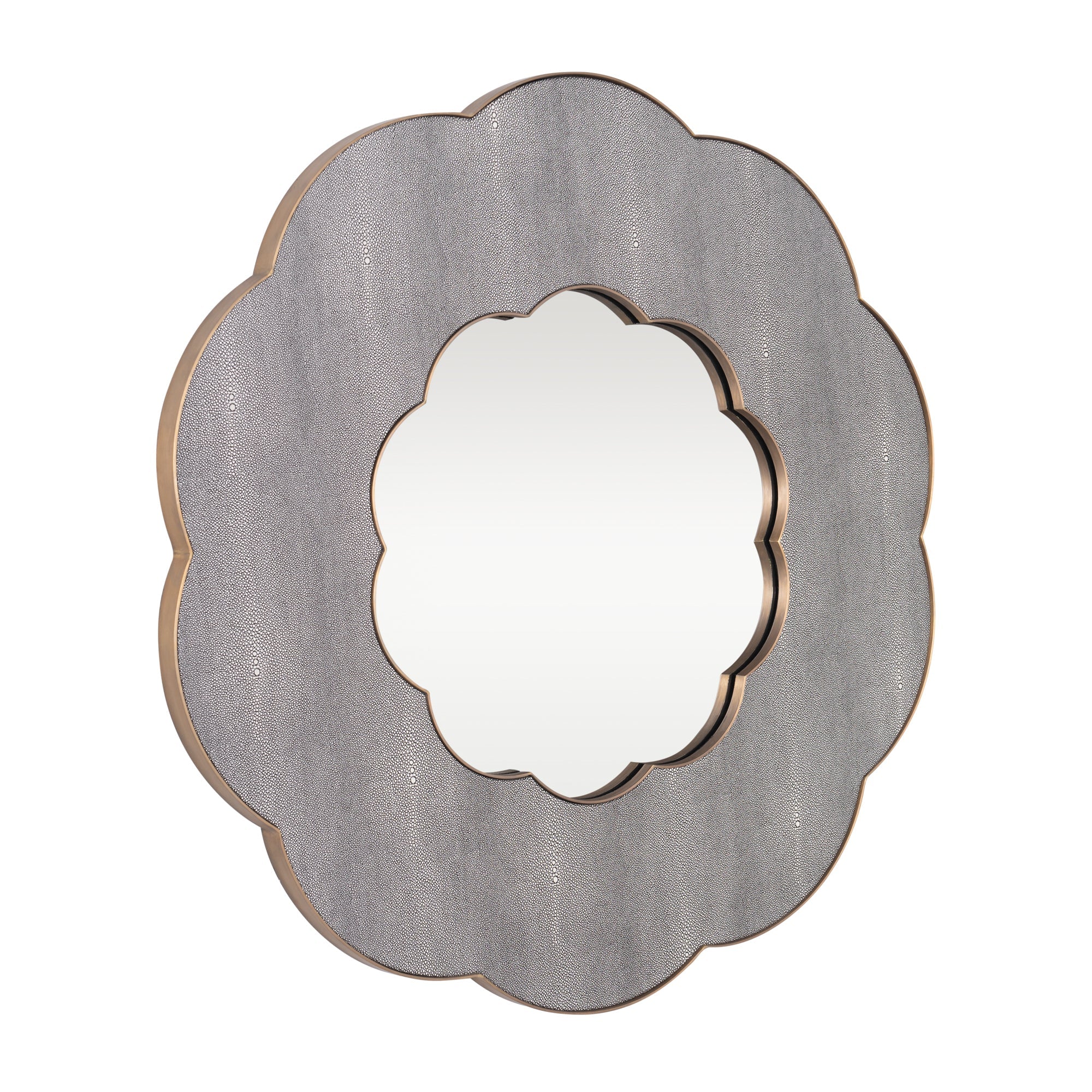 Scallop 36-in Wall Mirror