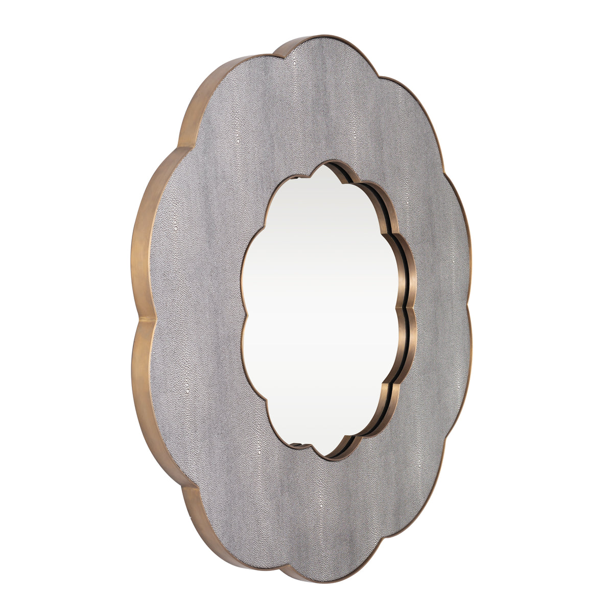 Scallop 36-in Wall Mirror