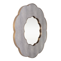 Scallop 36-in Wall Mirror