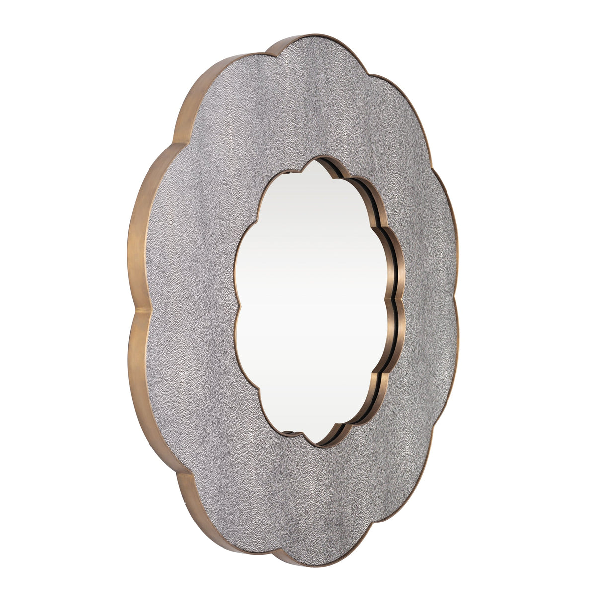 Scallop 36-in Wall Mirror