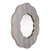 Scallop 36-in Wall Mirror