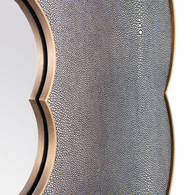 Scallop 36-in Wall Mirror