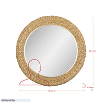 Athena 40-in Round Wall Mirror