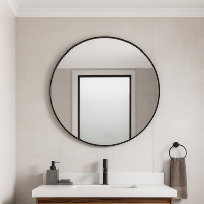 Tablet 30-in Round Wall Mirror