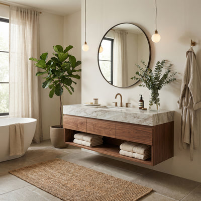 Tablet 30-in Round Wall Mirror
