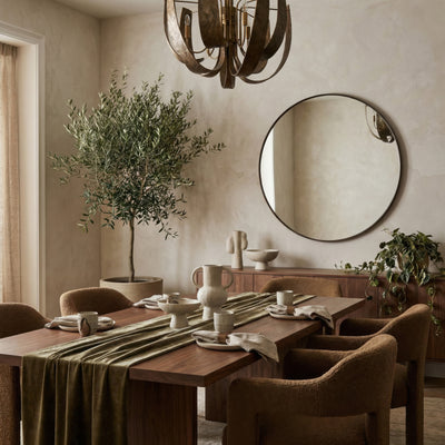 Tablet 30-in Round Wall Mirror