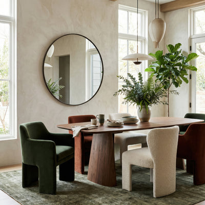 Tablet 50-in Round Wall Mirror