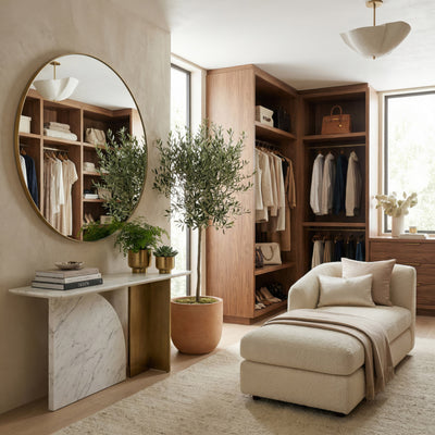 Tablet 50-in Round Wall Mirror