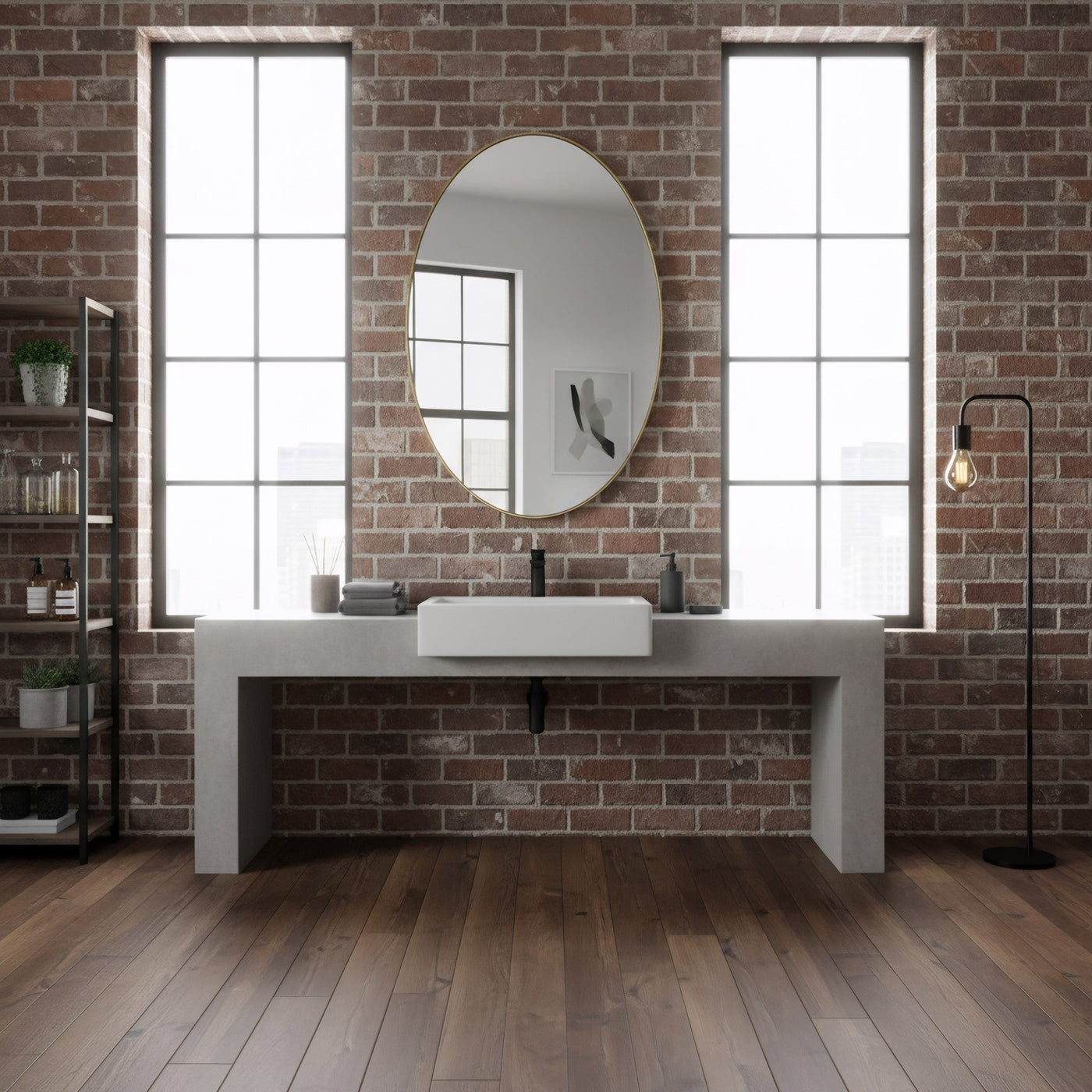 Tablet 24 x 40 Oval Mirror