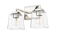 14'' Avenna Polished Nickel 2 Light Bath Vanity