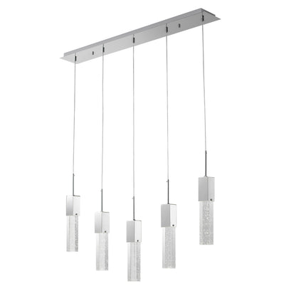 Sparkling Night Adjustable Crystal Chandelier | 5 Light
