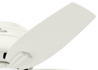 42 inch Newsome Fresh White Low Profile Ceiling Fan with LED Light Kit and Pull Chain