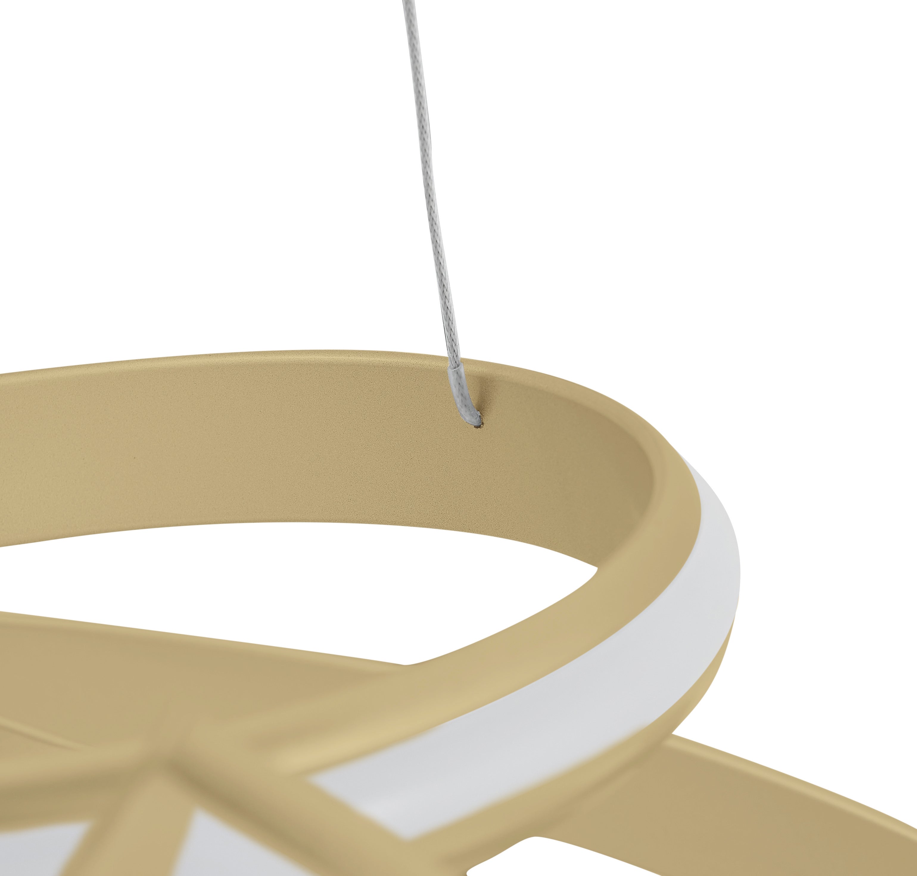 Oslo LED Adjustable Chandelier | Gold