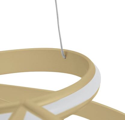 Oslo LED Adjustable Chandelier | Gold