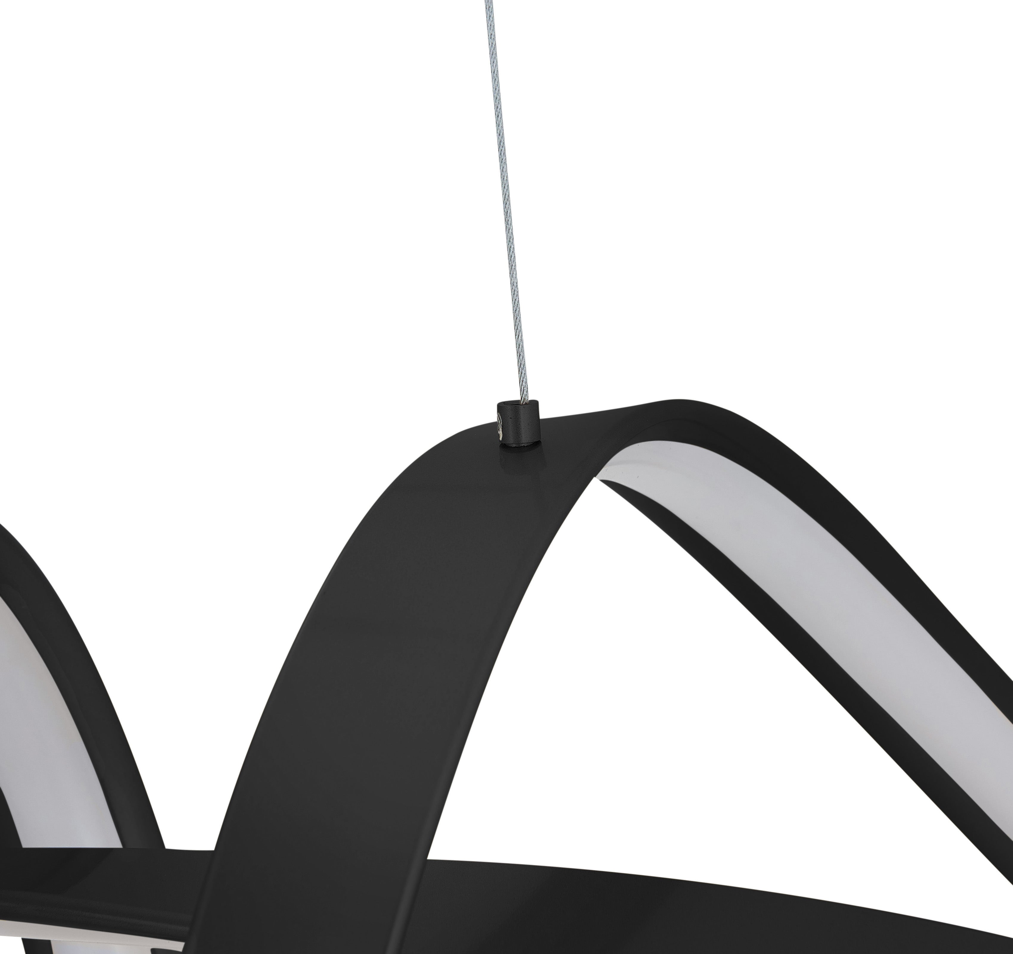 Bucharest LED Chandelier | Black