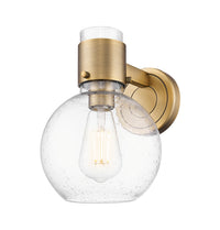 Downtown Urban Sconce Cast Brass Glass