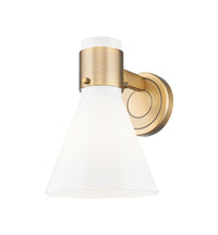 Downtown Urban Sconce Cast Brass Finish