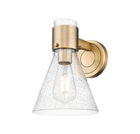 Downtown Urban Sconce Cast Brass Finish