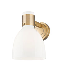 Downtown Urban Sconce Cast Brass Finish