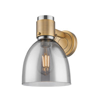 Downtown Urban Sconce Cast Brass Finish