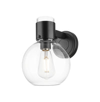 Downtown Urban Sconce Cast Brass Glass