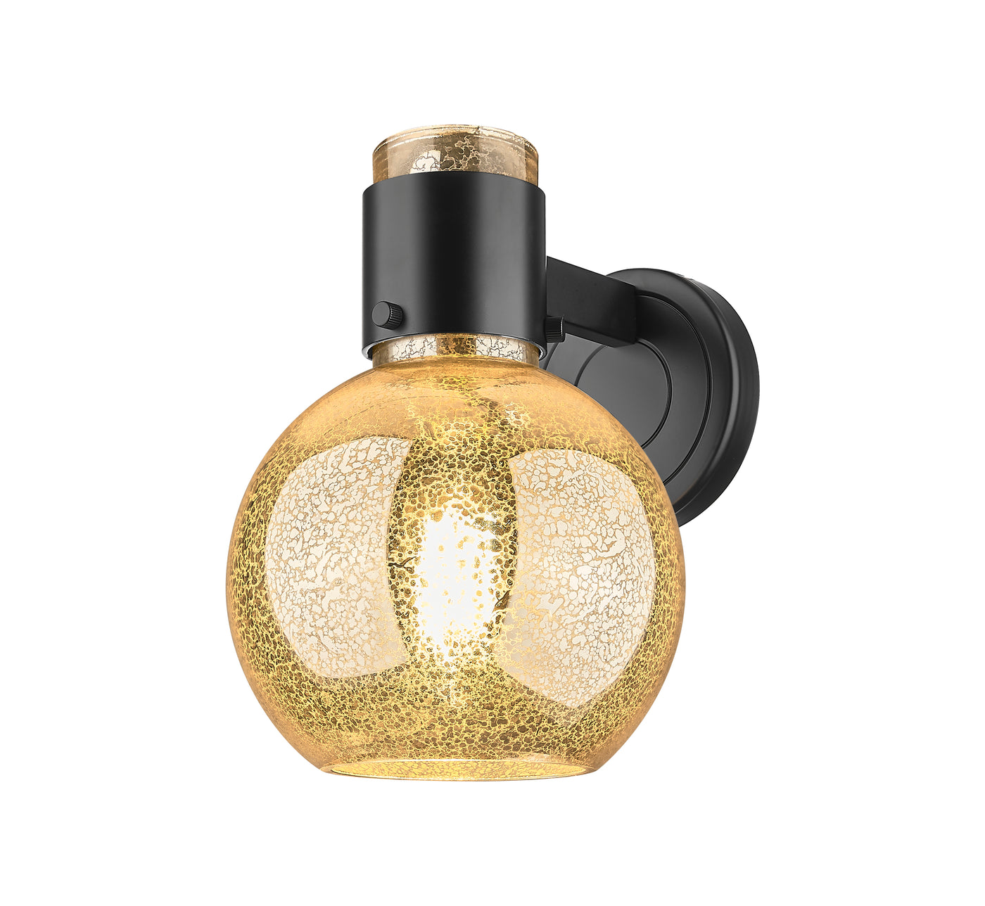 Downtown Urban Sconce Cast Brass Glass