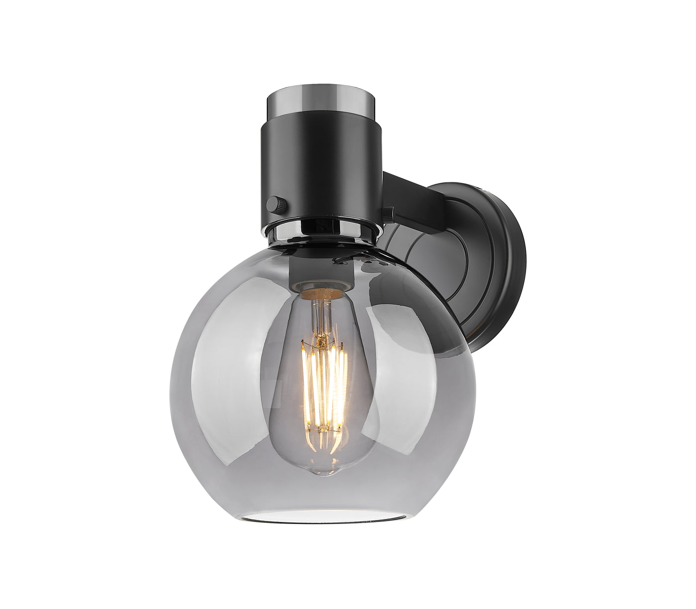 Downtown Urban Sconce Cast Brass Glass