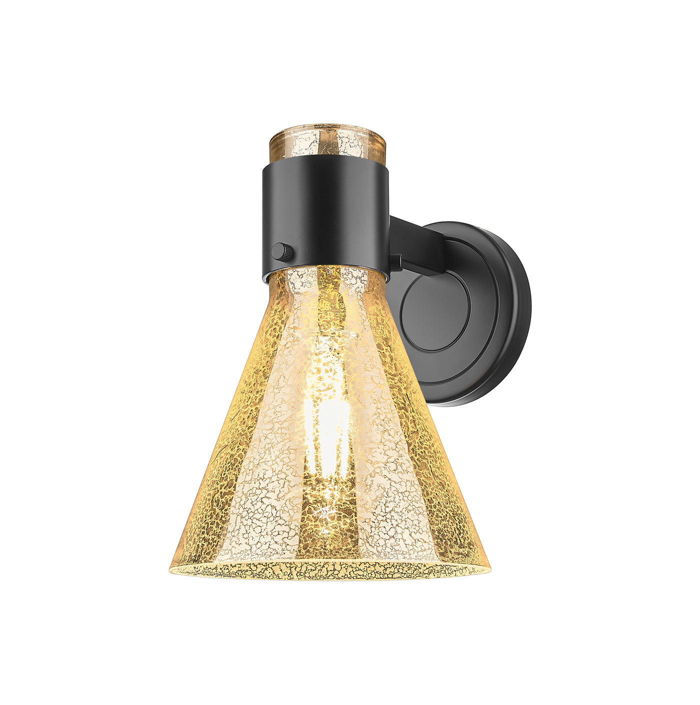 Downtown Urban Sconce Cast Brass Finish