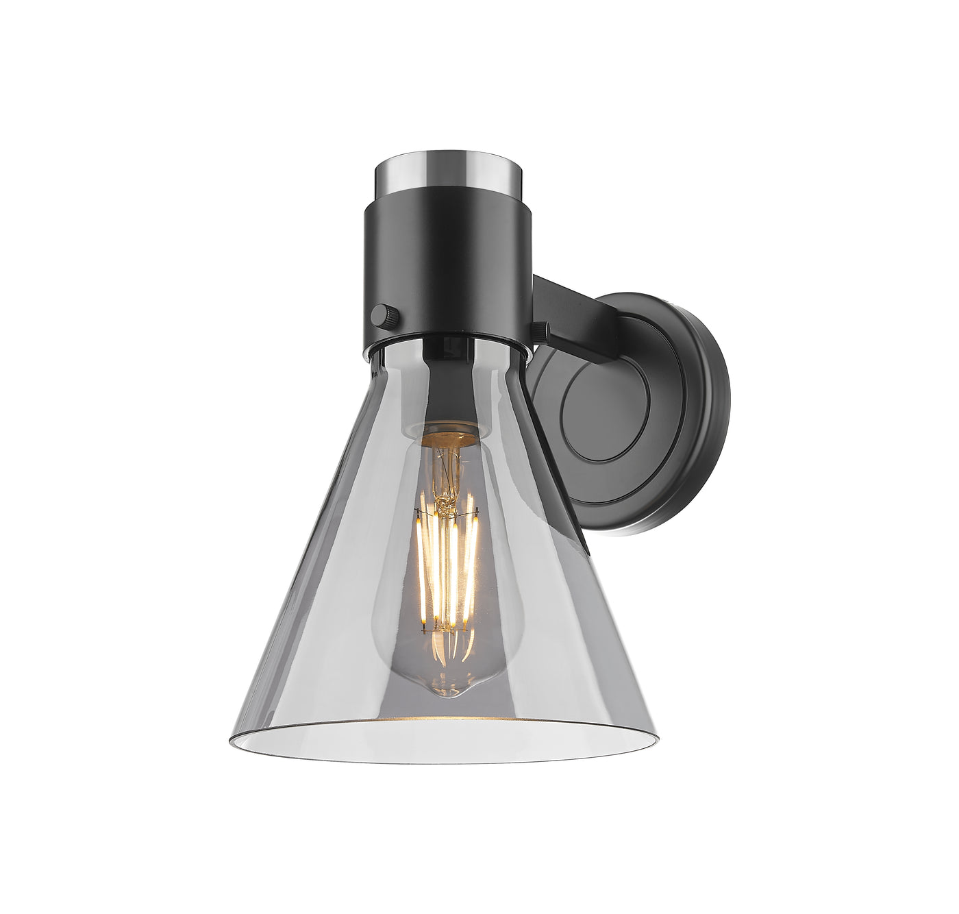 Downtown Urban Sconce Cast Brass Finish