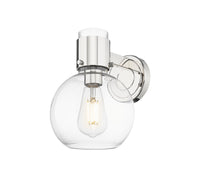 Downtown Urban Sconce Cast Brass Glass
