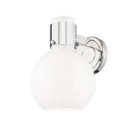 Downtown Urban Sconce Cast Brass Glass