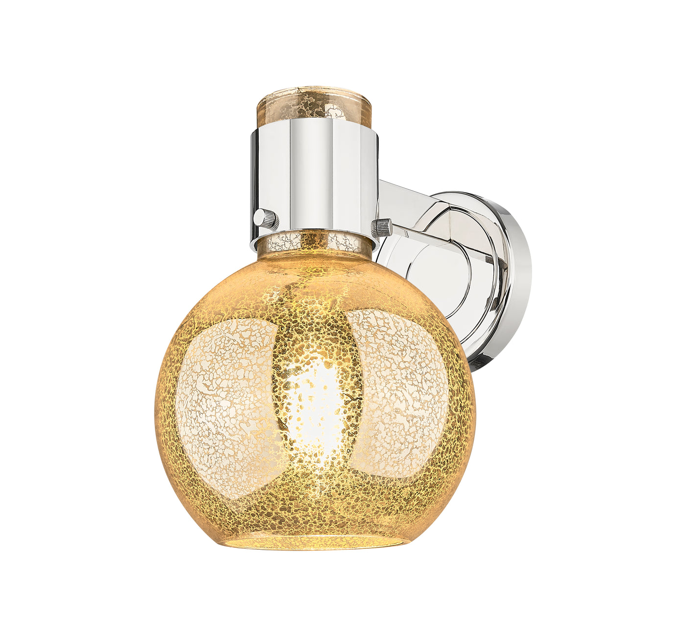 Downtown Urban Sconce Cast Brass Glass