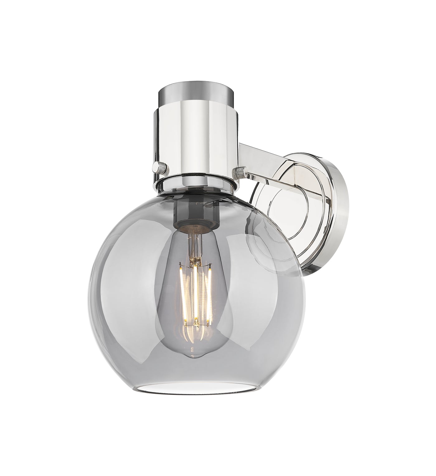 Downtown Urban Sconce Cast Brass Glass