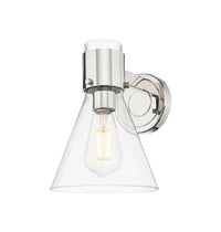Downtown Urban Sconce Cast Brass Finish