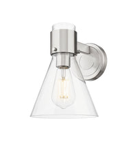 Downtown Urban Sconce Cast Brass Finish