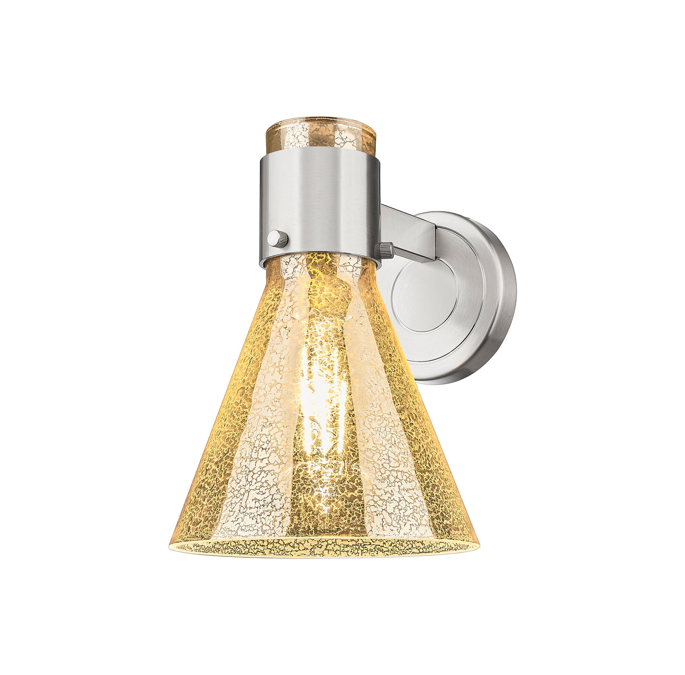 Downtown Urban Sconce Cast Brass Finish