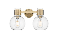 Downtown Urban Sconce Cast Brass Finish