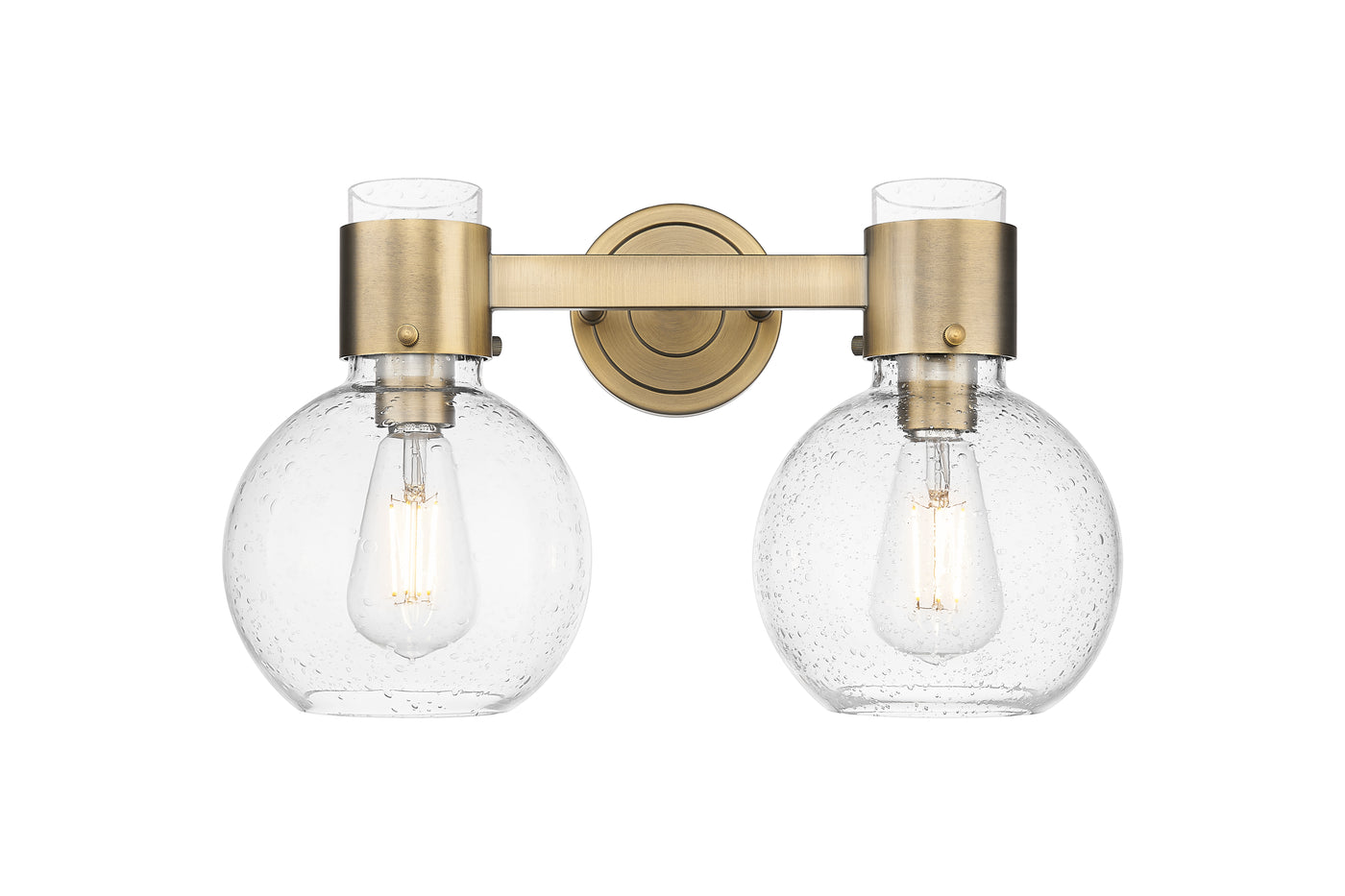 Downtown Urban Sconce Cast Brass Finish