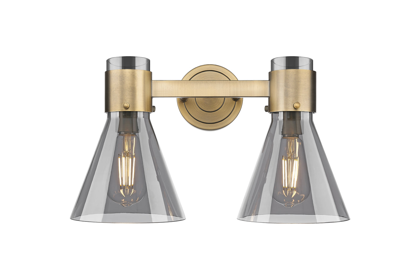 Downtown Urban Bath Vanity Light Cast Brass