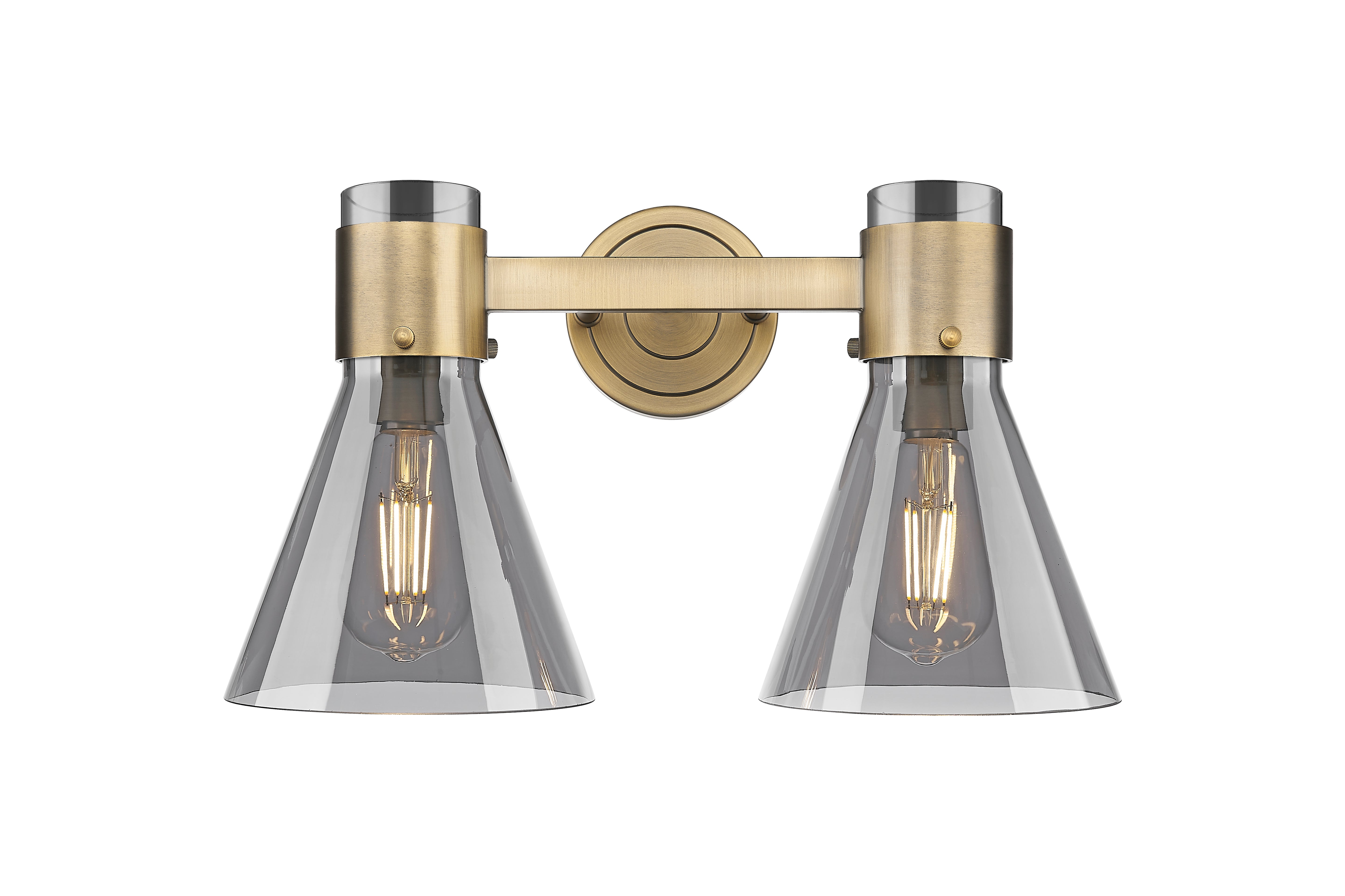 Downtown Urban Bath Vanity Light Cast Brass
