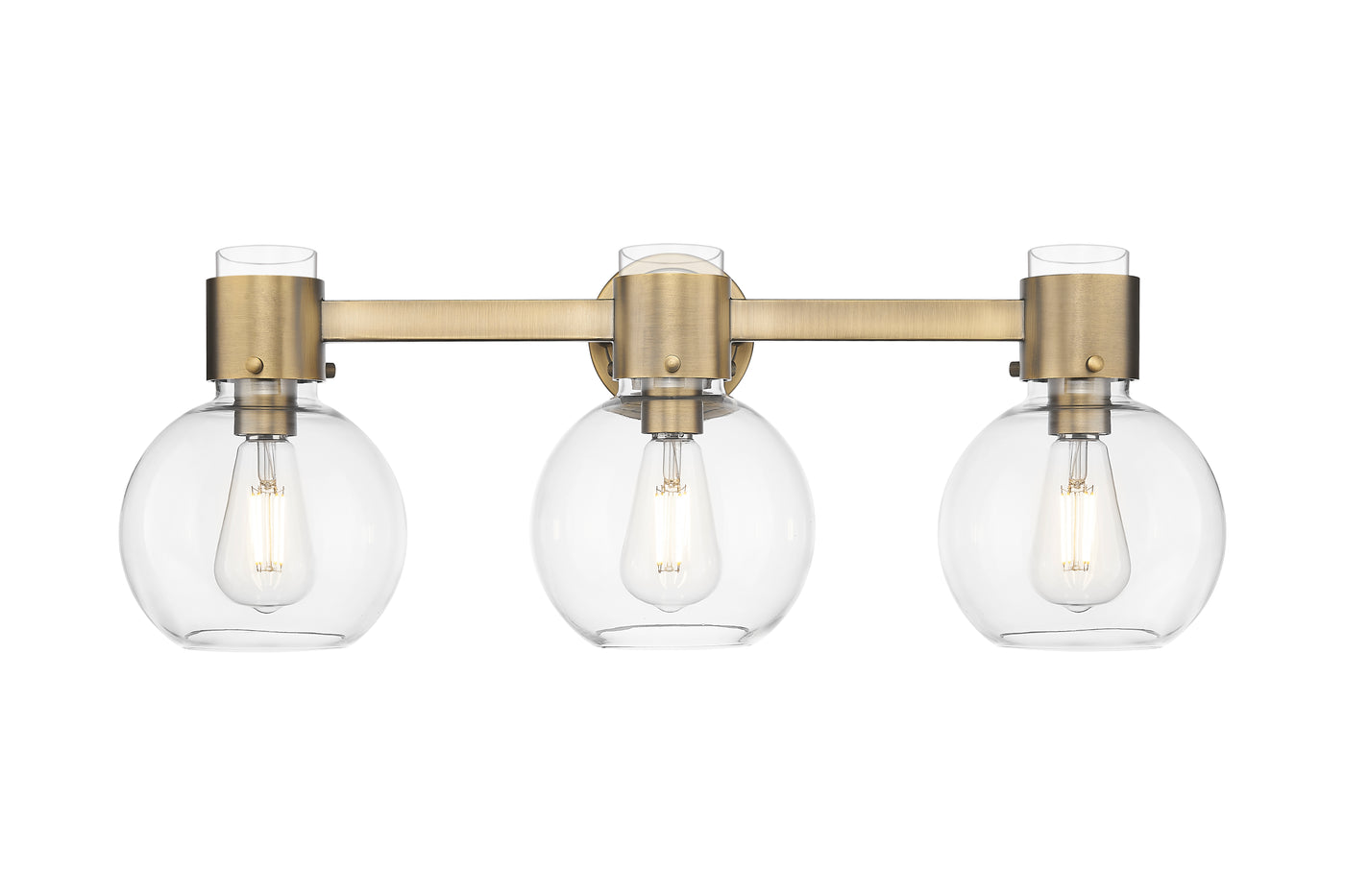 Downtown Urban Bath Vanity Light Cast Brass