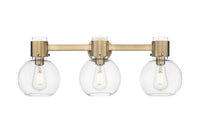 Downtown Urban Bath Vanity Light Cast Brass