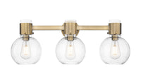 Downtown Urban Bath Vanity Light Cast Brass