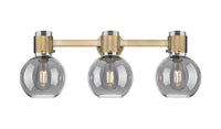 Downtown Urban Bath Vanity Light Cast Brass