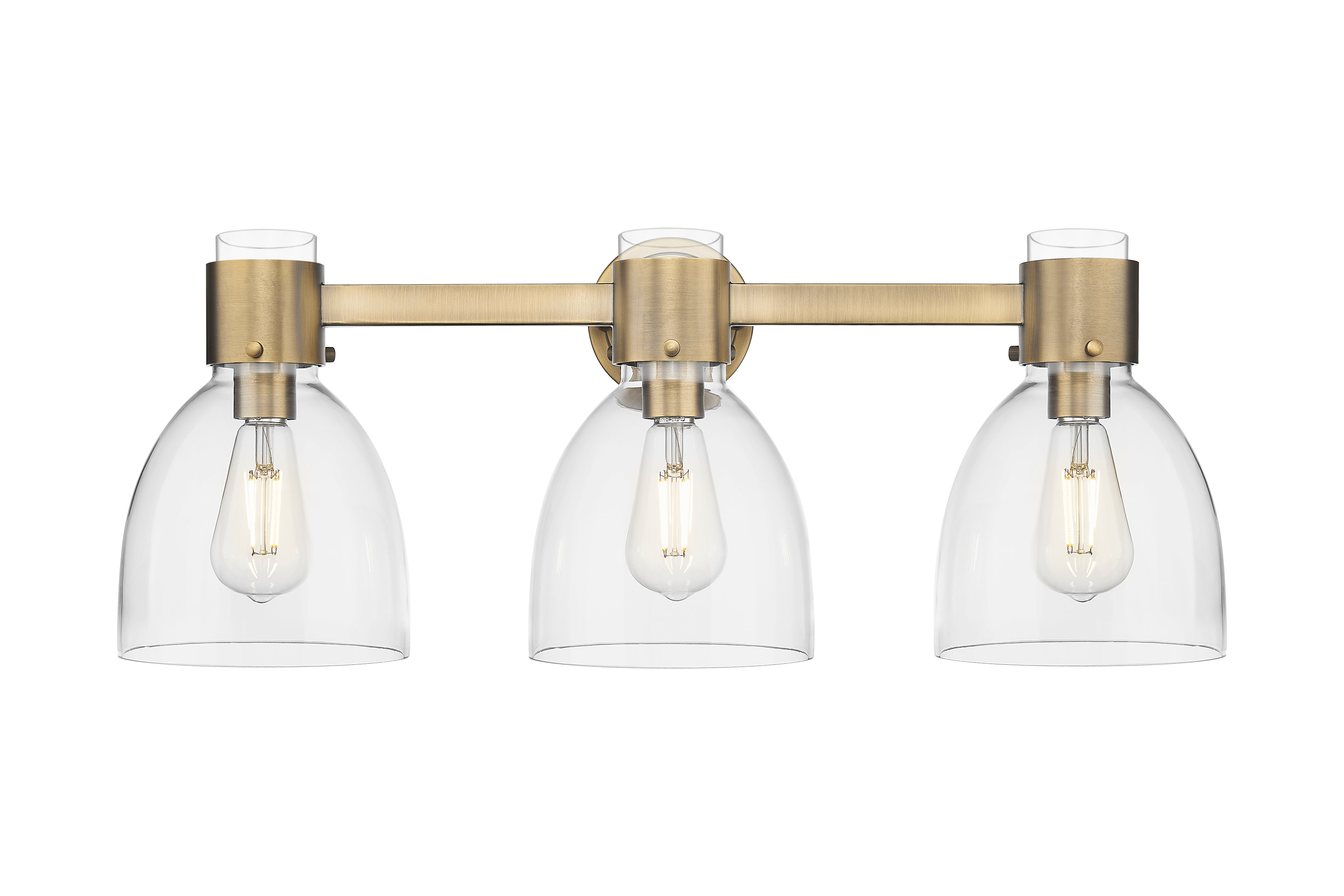 Downtown Urban Bath Vanity Light Cast Brass